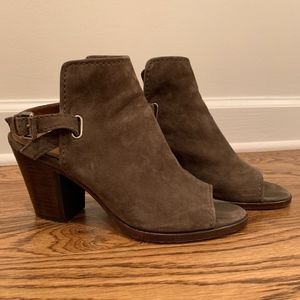 Frye Dani Shield Sling Open Toe Bootie Size 9.5